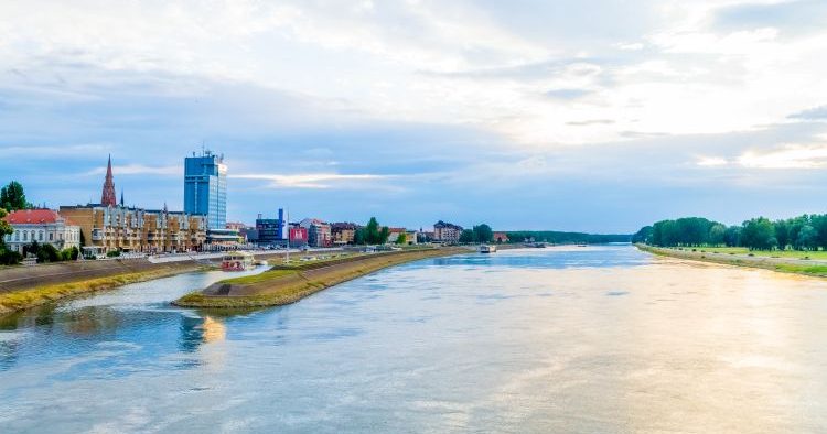 Osijek Stadt an der Drava