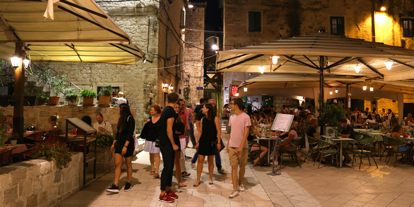 Split Dalmatien Top Bars Clubs Altstadt