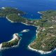Coastline of the Mljet island Dalmatien
