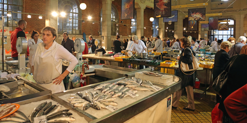 Rijeka für Fischliebhaber Markthalle