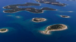 Brijuni Inseln - die kleinsten Eilande - Insel Gaz in Fischform