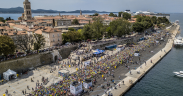 Läufer in Zadar beim Wings for Life World Run - Ausnahmelauf Wings for Life 2020
