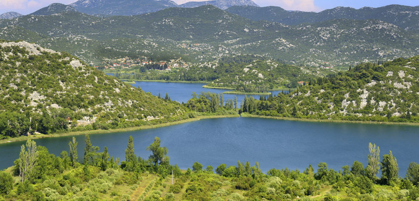Kanu fahren auf den Baćina Seen