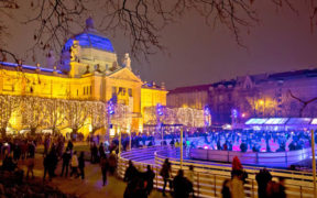 Eislaufen in Zagreb
