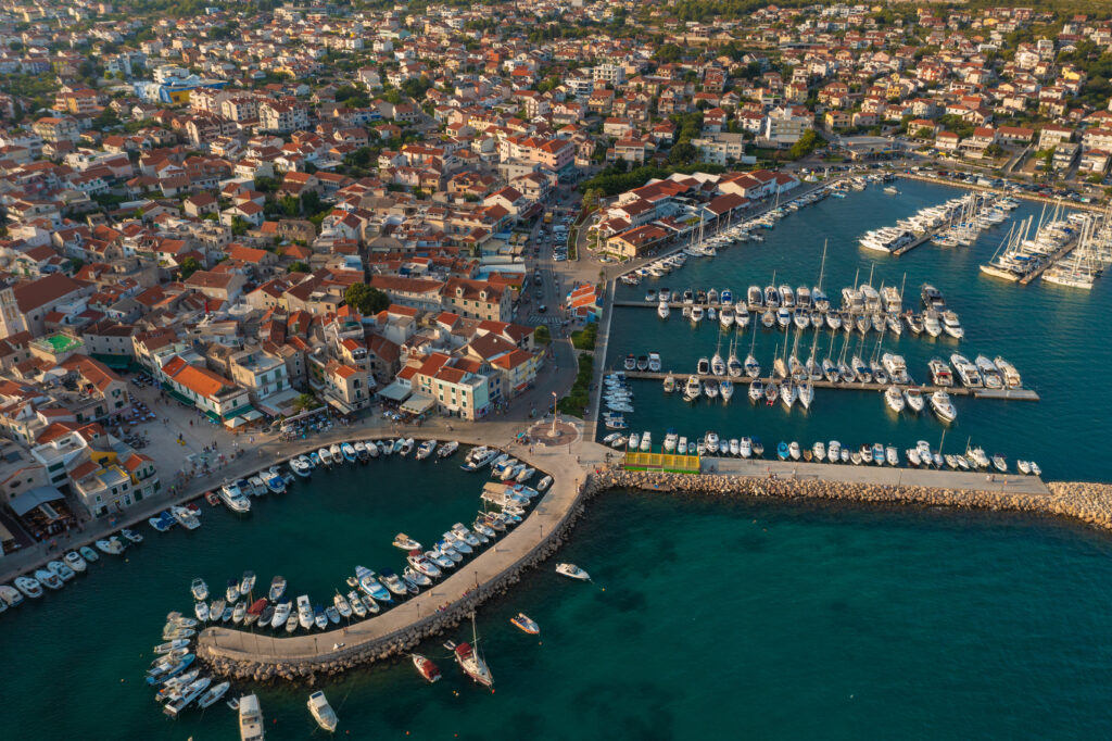 Vodice von oben