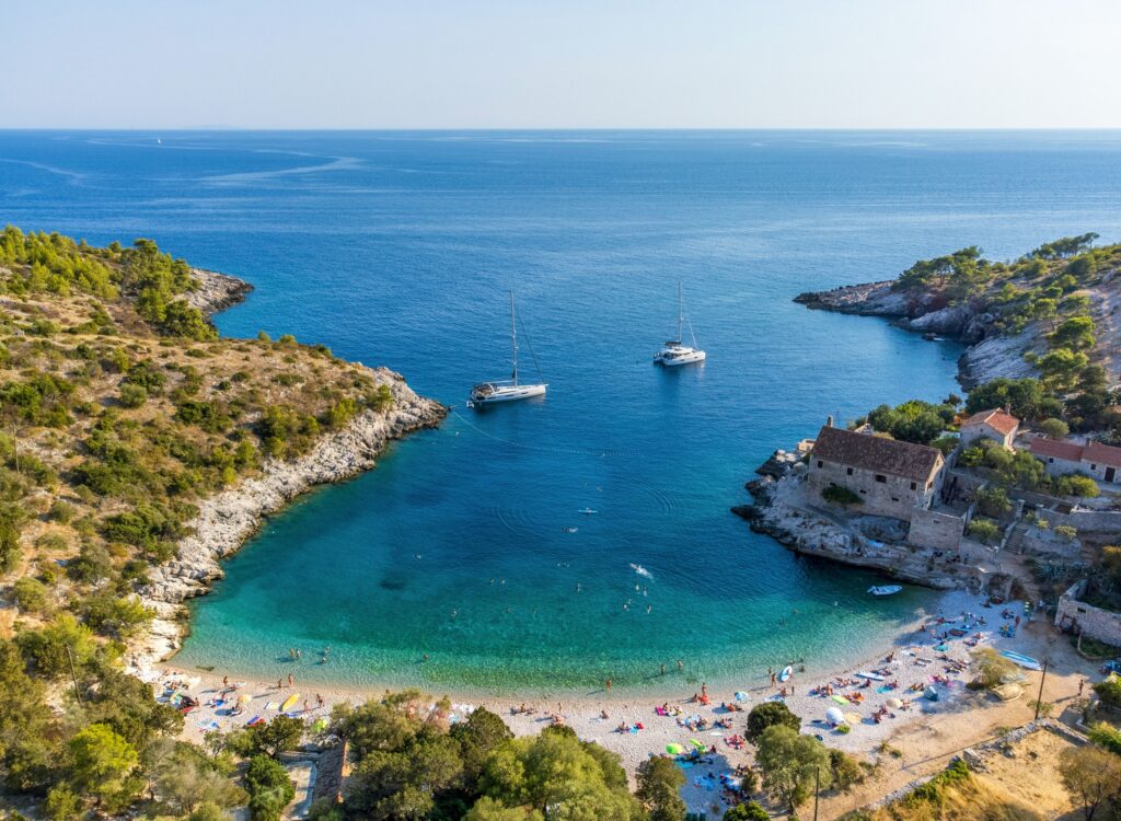 Buchten auf der Insel Hvar