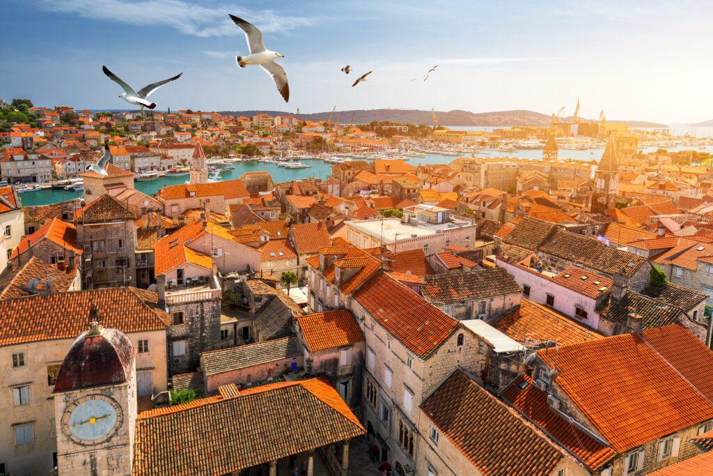 Trogir an der dalmatinischen Küste Kroatiens
