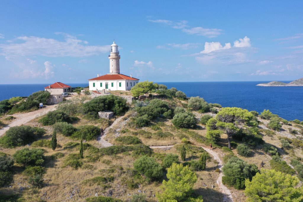Leuchtturm am Kap Struga