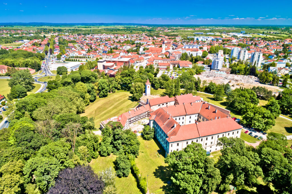 Schloss Feštetić von Pribislavec in der Stadt Čakovec