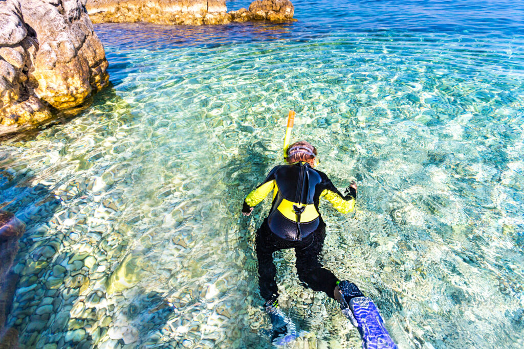 Schnorcheln an den Inseln der Kvarner Bucht