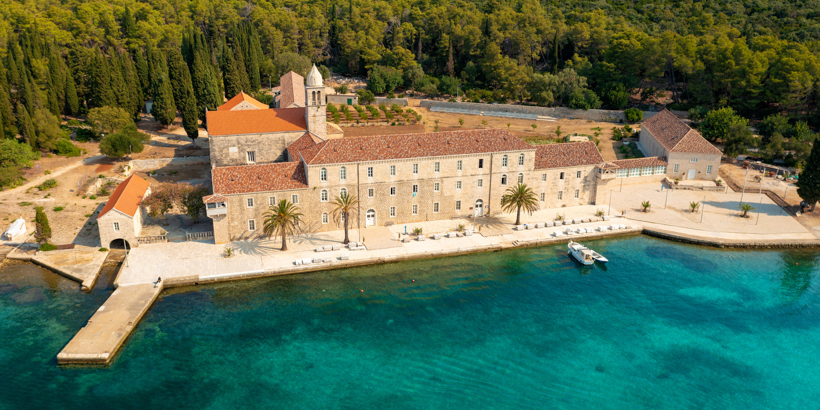 Franziskanerkloster auf der Insel Badija