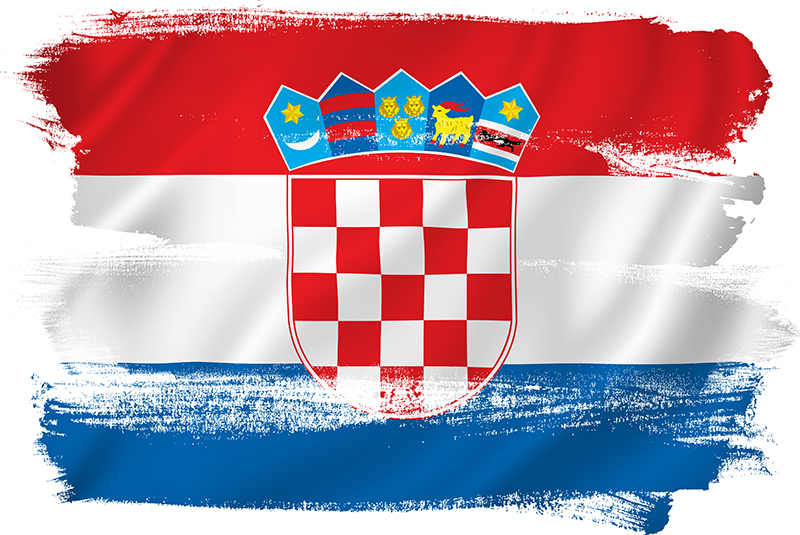 Kroatien Flagge
