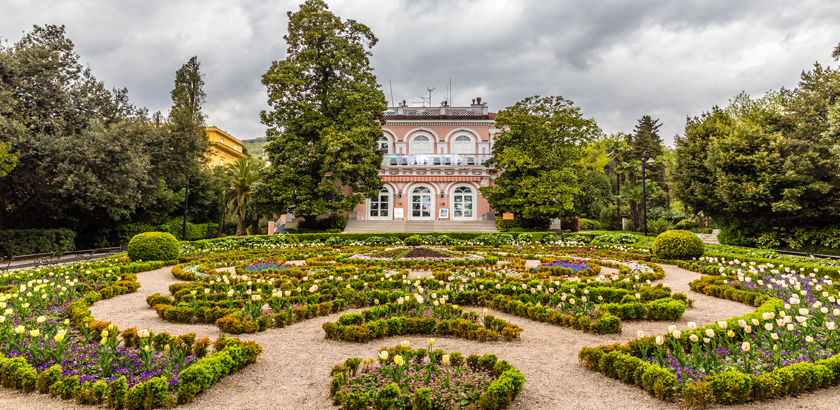 Opatija Villa Angiolina Parkansicht