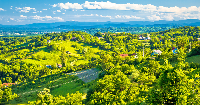 Plešivica Zagreb Landschaft