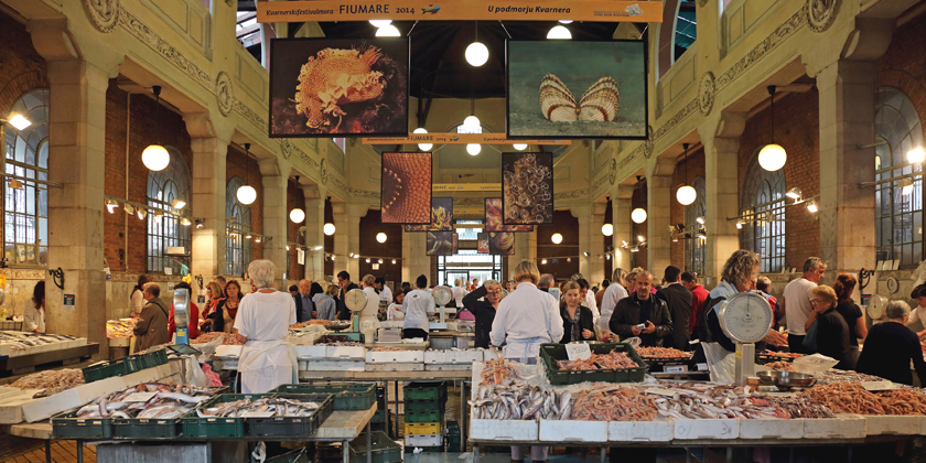Rijeka Marktplatz Innen