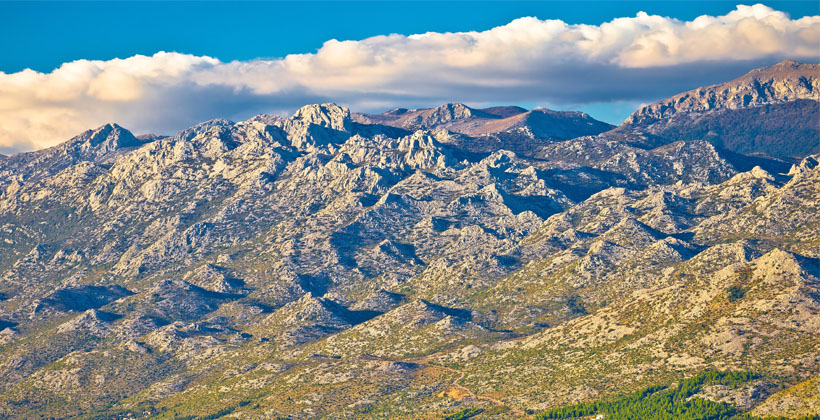 Velebit Naturpark Panorama